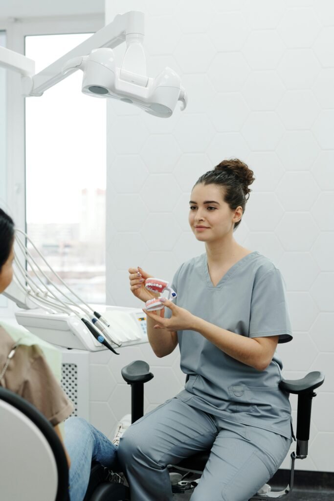 Dentist with a Patient